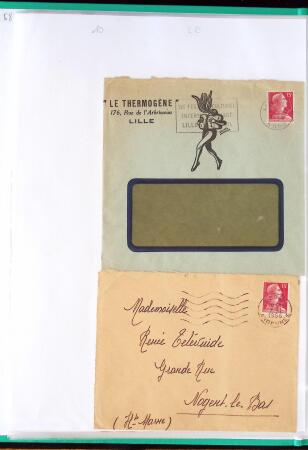 1944-1962 Collection en 2 volumes sur la Marianne :