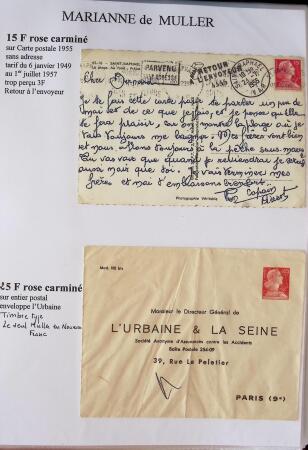 1944-1962 Collection en 2 volumes sur la Marianne :