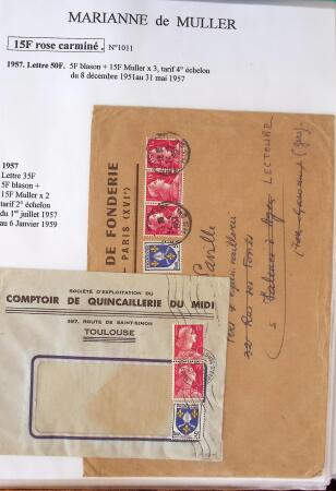1944-1962 Collection en 2 volumes sur la Marianne :