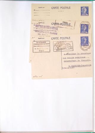 1944-1962 Collection en 2 volumes sur la Marianne :