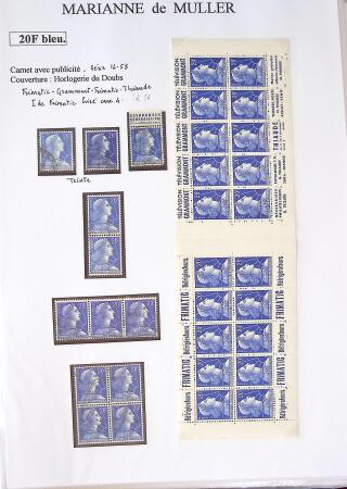 1944-1962 Collection en 2 volumes sur la Marianne :