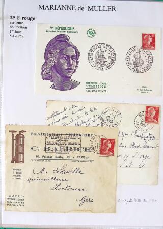 1944-1962 Collection en 2 volumes sur la Marianne :