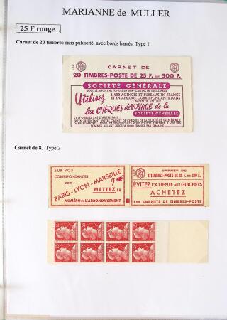 1944-1962 Collection en 2 volumes sur la Marianne :