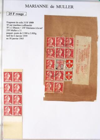 1944-1962 Collection en 2 volumes sur la Marianne :