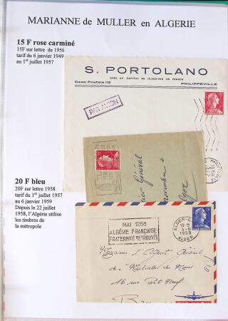 1944-1962 Collection en 2 volumes sur la Marianne :