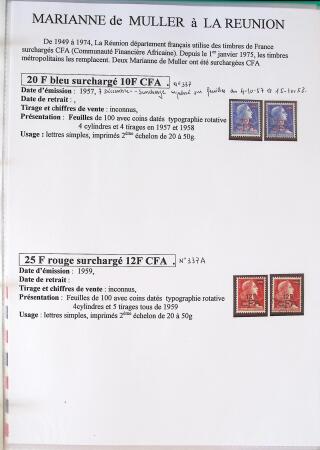 1944-1962 Collection en 2 volumes sur la Marianne :