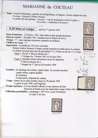 1944-1962 Collection en 2 volumes sur la Marianne :