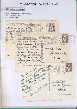 1944-1962 Collection en 2 volumes sur la Marianne :