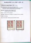 1944-1962 Collection en 2 volumes sur la Marianne :
