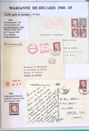 1944-1962 Collection en 2 volumes sur la Marianne :