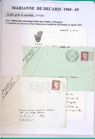 1944-1962 Collection en 2 volumes sur la Marianne :