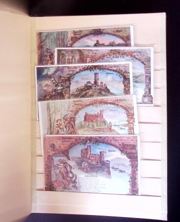 1880-1945 Enorme classeur de cartes postales avec toutes