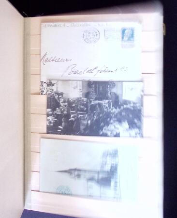 1880-1945 Enorme classeur de cartes postales avec toutes