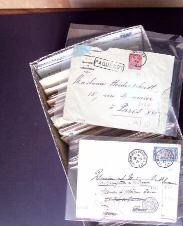 1860-1900 Thematic collection on BOATS with ca300 letters