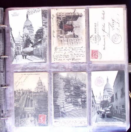 1900-1930 Un classeur contenant un peu plus de 500