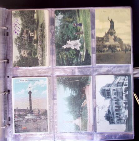 1900-1930 Un classeur contenant un peu plus de 500