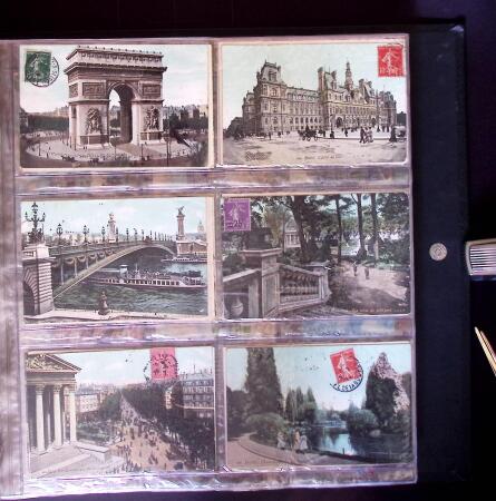 1900-1930 Un classeur contenant un peu plus de 500