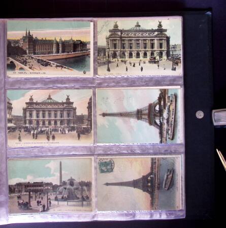 1900-1930 Un classeur contenant un peu plus de 500
