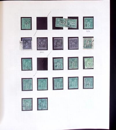 1860-1900 un classeur contenant une grande partie des