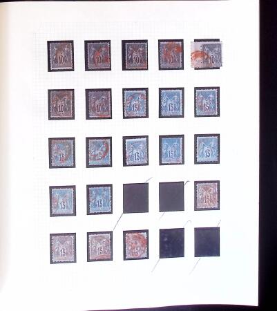 1860-1900 un classeur contenant une grande partie des