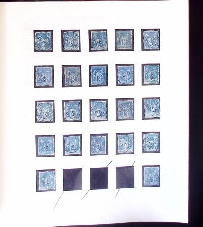 1860-1900 un classeur contenant une grande partie des