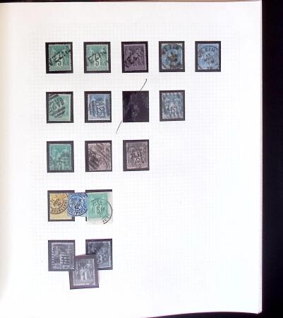 1860-1900 un classeur contenant une grande partie des