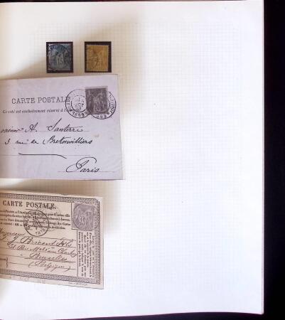 1860-1900 un classeur contenant une grande partie des