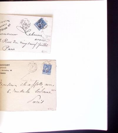 1860-1900 un classeur contenant une grande partie des