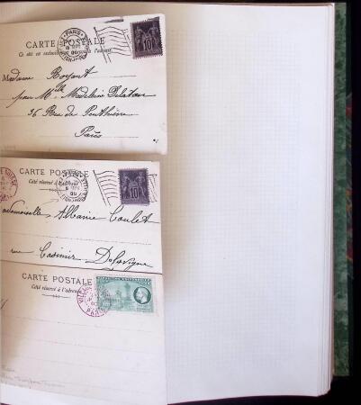 1860-1900 un classeur contenant une grande partie des