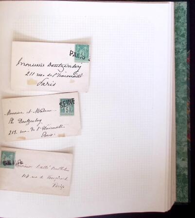 1860-1900 un classeur contenant une grande partie des