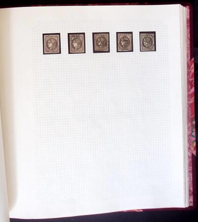 1849-1890 Superbe collection commençant au N°1 avec