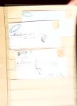 1849-1880 3 gros classeurs de lettres rangées par