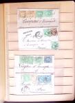 1849-1880 3 gros classeurs de lettres rangées par