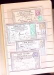 1849-1880 3 gros classeurs de lettres rangées par