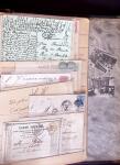 1849-1880 3 gros classeurs de lettres rangées par