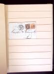 1849-1880 3 gros classeurs de lettres rangées par