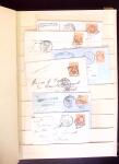 1849-1880 3 gros classeurs de lettres rangées par