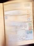 1849-1880 3 gros classeurs de lettres rangées par