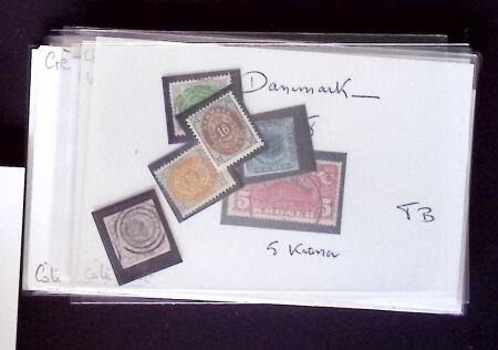 1850-1900 Selection of better items on cards