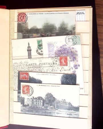 1900-1950 2 gros classeurs avec des lettres et des