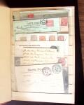 1900-1950 2 gros classeurs avec des lettres et des
