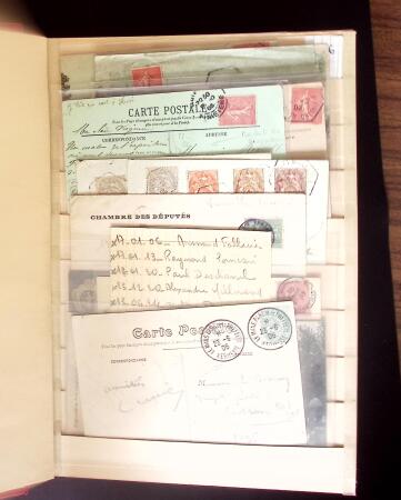1900-1950 2 gros classeurs avec des lettres et des