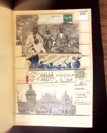1900-1950 2 gros classeurs avec des lettres et des