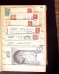 1900-1950 2 gros classeurs avec des lettres et des