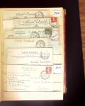 1900-1950 2 gros classeurs avec des lettres et des