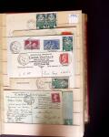1900-1950 2 gros classeurs avec des lettres et des
