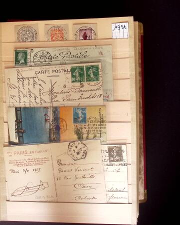 1900-1950 2 gros classeurs avec des lettres et des