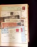 1900-1950 2 gros classeurs avec des lettres et des