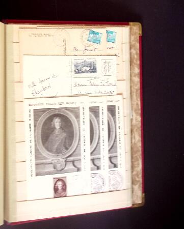 1900-1950 2 gros classeurs avec des lettres et des