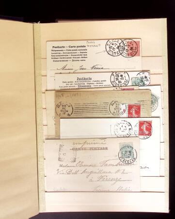 1900-1950 2 gros classeurs avec des lettres et des